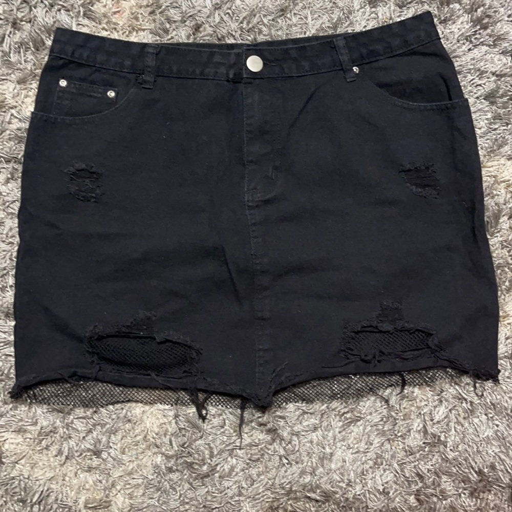 BooHoo Denim Skirt